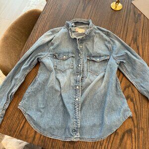 HATCH Maternity Denim Boyfriend Shirt